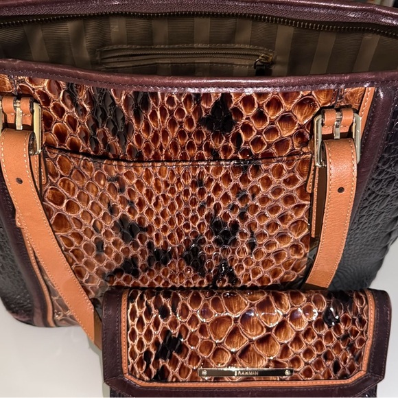 Brahmin Handbags - Brahmin Brown and Black Shoulder Bag